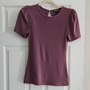 NWOT Express Women's Short Sleeve Top in Mauve
